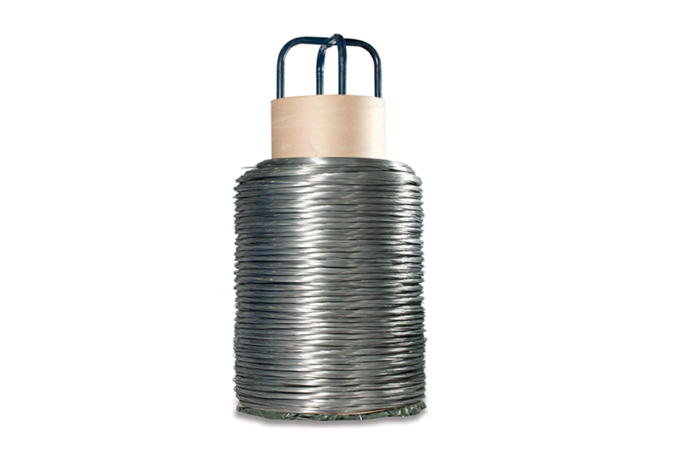 TIG wire or supplied wire on a tubular carrier